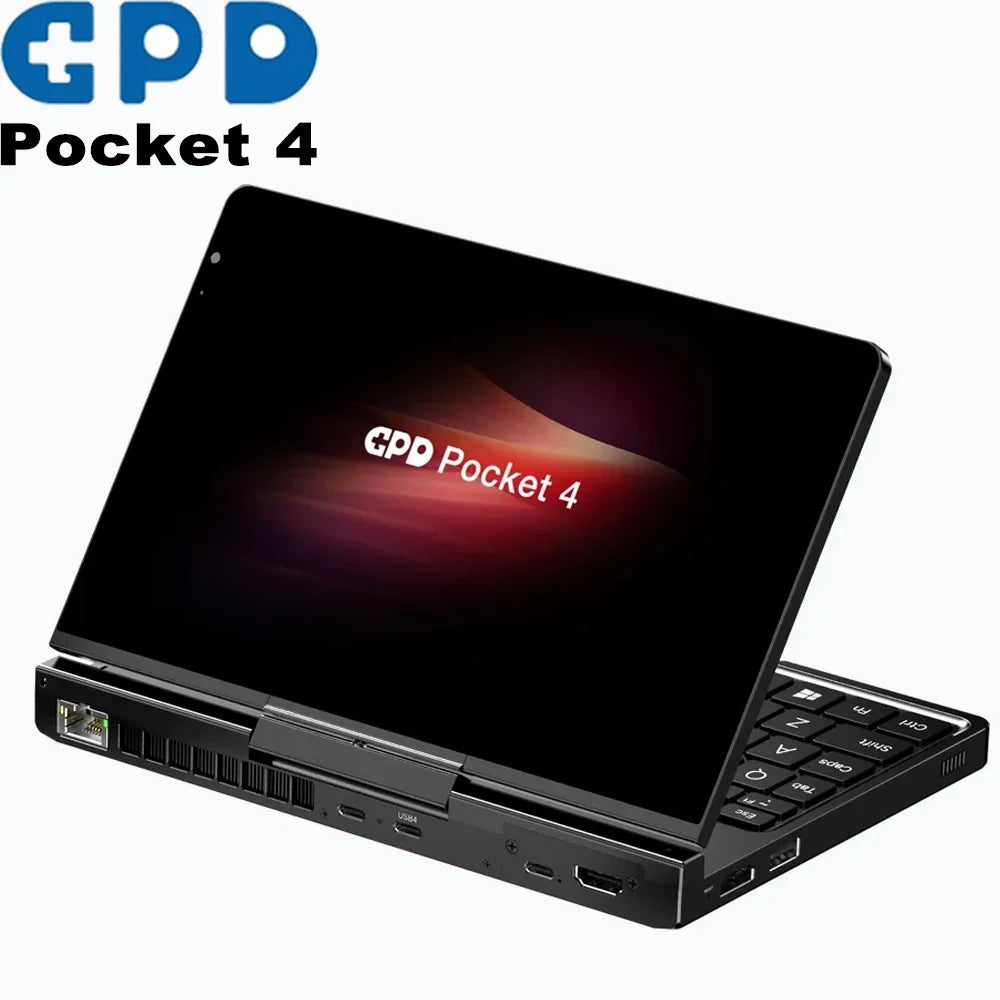 GPD Pocket 4 RAM 16GB 32GB 64G Memory 1TB 2TB SSD Hard Disk  Laptop Notebook Mini PC Portable Gaming Computer