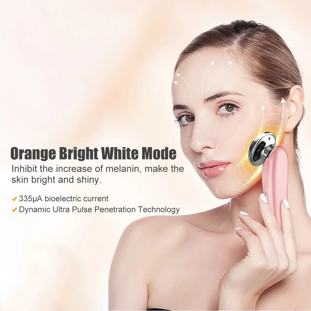 7 in 1 Face Lifting Device EMS RF Microcurrent Skin Rejuvenation Facial Massager Light Therapy Anti Aging Wrinkle Beauty tools