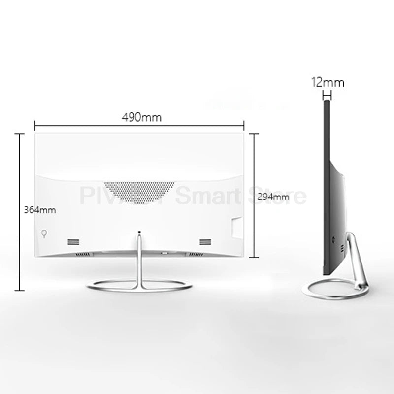 All-in-One Desktop PC SSD Quickly Boot 3mm Bezel Big Screen Ratio 1080P WiFi Multi-Tasking for Office Education Studio Business