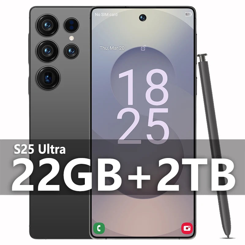 2025 Original S25 ultra Pad Tablet PC 7.3 inch HD 4K Android 13 22GB+2TB 8000mAh Battery 4G 5G Dual Sim Card GPS Google Tab