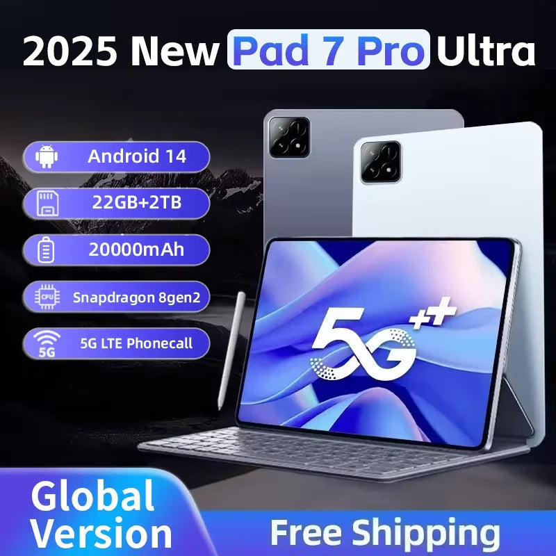 2025 Mi Pad 7 Pro Ultra Latest Global First Tablet mi Android 14 Snapdragon 8Gen3 11 inch Soft Light Screen WiFi GPS WPS 5G PC