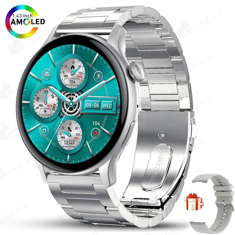 2025 Xiaomi New Real AMOLED HD Smartwatch Ladies Health Monitoring AI Voice Bluetooth Call Smart Watch