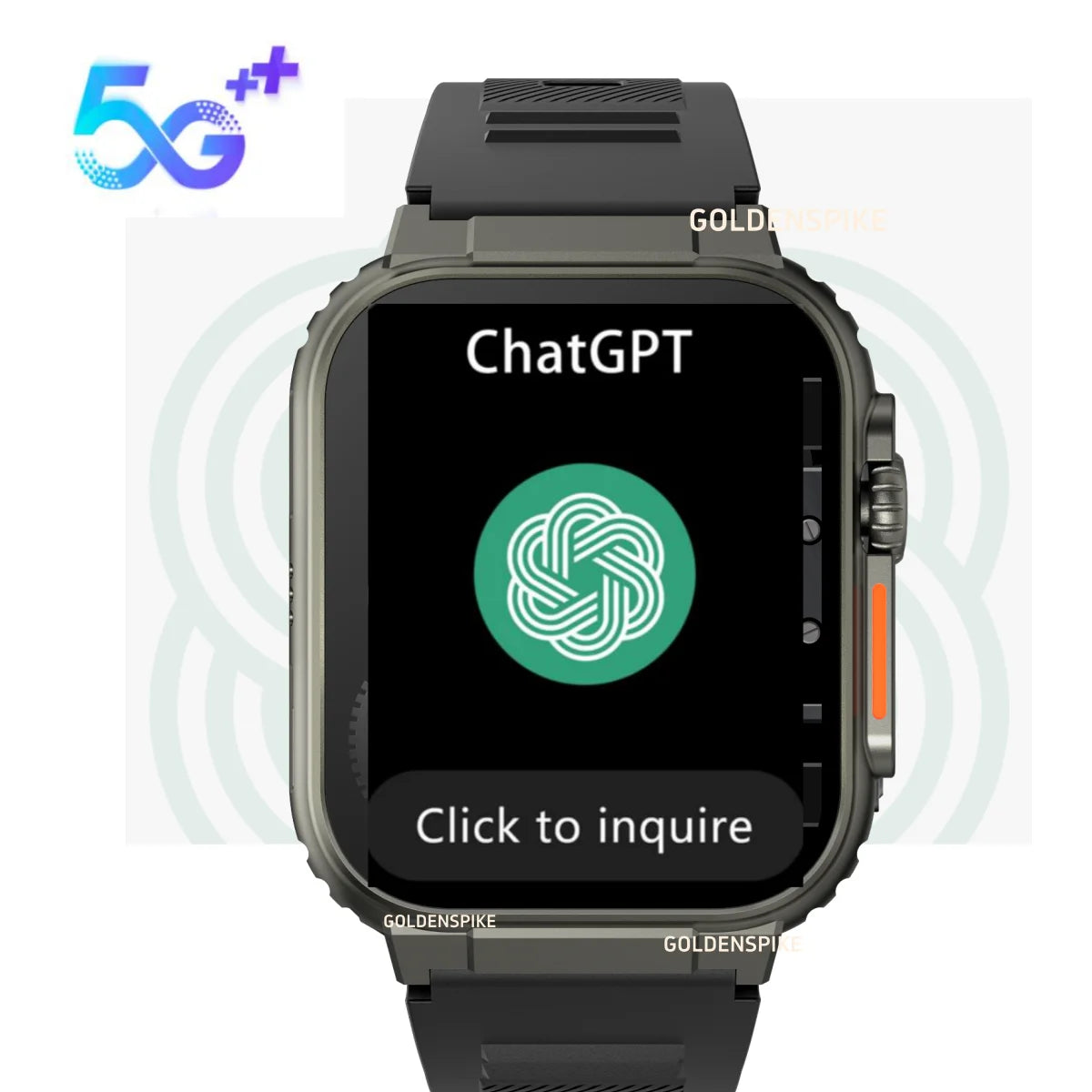 Microwear Ultra Ai3 Smartwatch 5G 180° Rotating Camera Google Play GPS WIFI 2.2inch Amoled HD Display 4G Calling Smartwatch Men