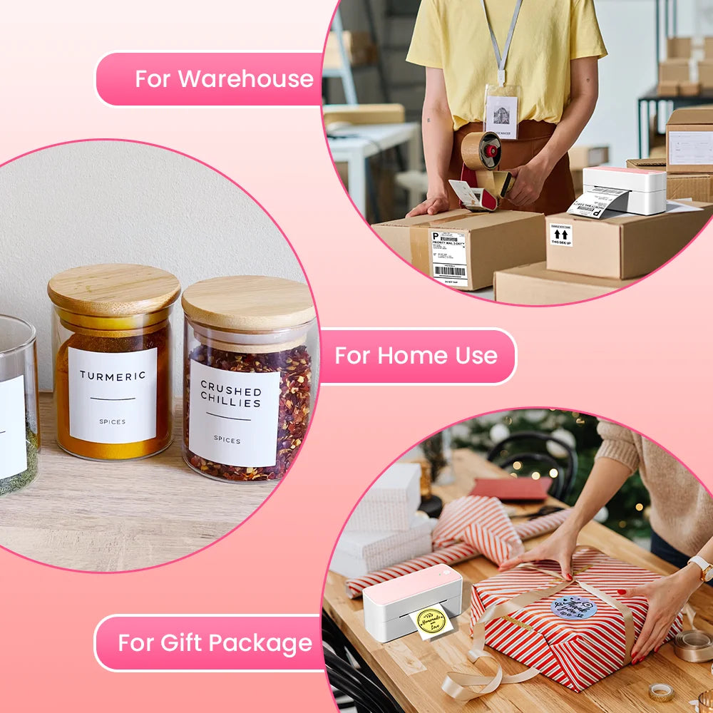 【Droshipping】Phomemo PM-241-BT Shipping Label Printer 4X6 Wireless Shipping Labels Printer for Small Business