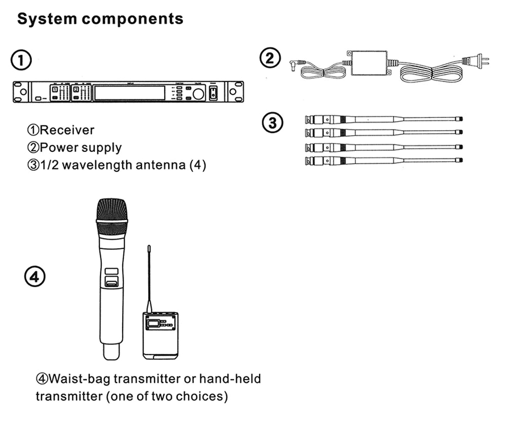 Leicozic Professional Wireless Microphone Chrome KSM8 AD4D Fit Beta58 Beta87a Dual Microfone Lapel Headset Mic Stage Performance