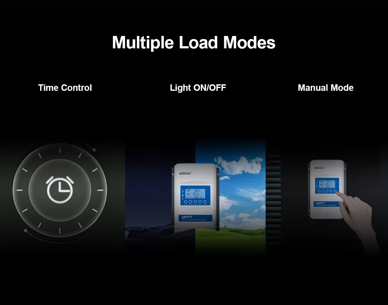 EPEVER 10/20/30/40A MPPT Solar Controller Built In Bluetooth 12V 24V 48V XTRANG3BLE 60/100/150V PV Panel Can Lithium/No Battery