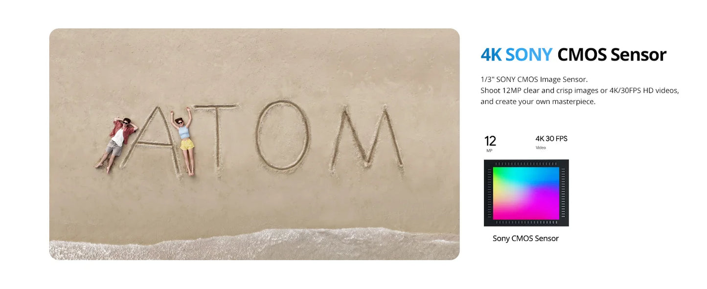 Potensic ATOM 3-Axis Gimbal 4K GPS Drones Under 249g Max 6-KM for Adults and Beginners