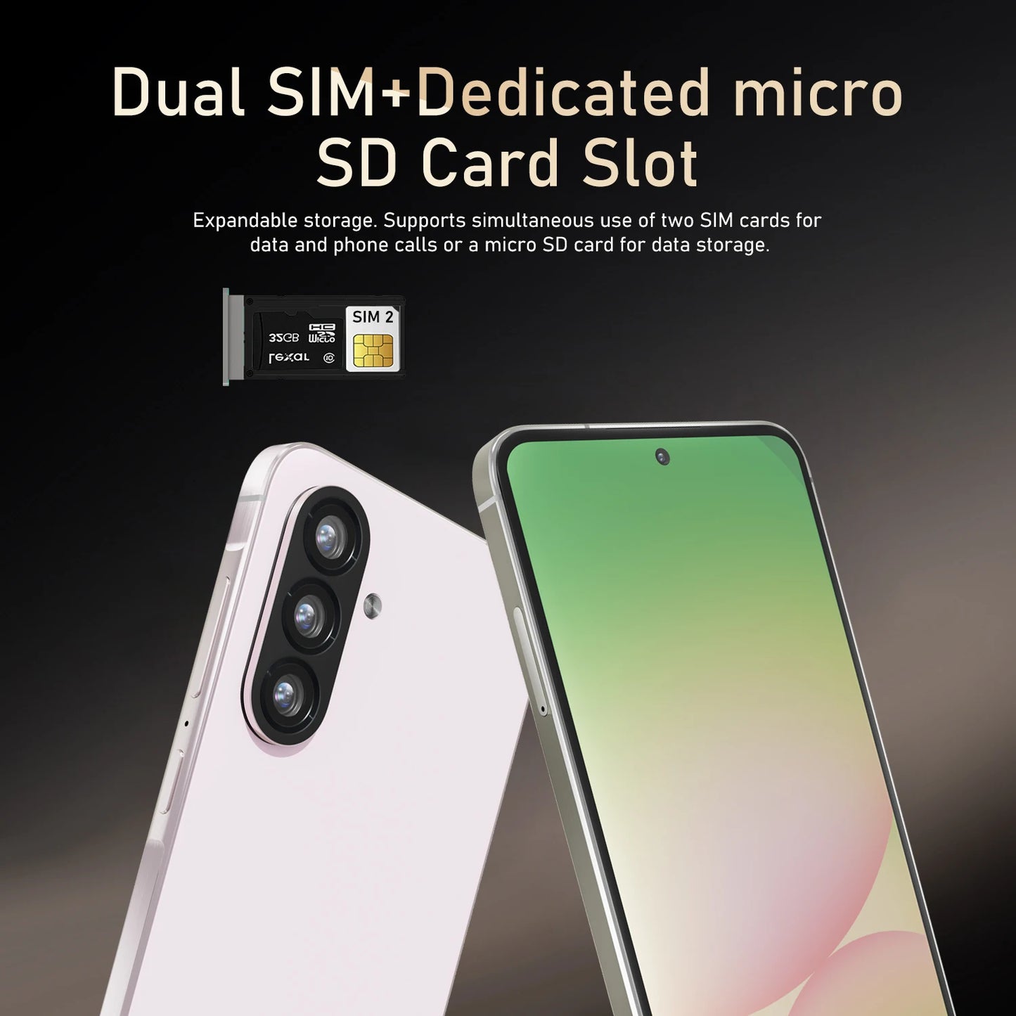 Global Version A56 Smartphone Android,6.8 inch,12GB RAM,512GB ROM,Dual SIM,Mobile phone,Google Play Store,16+32MP,6800mAh