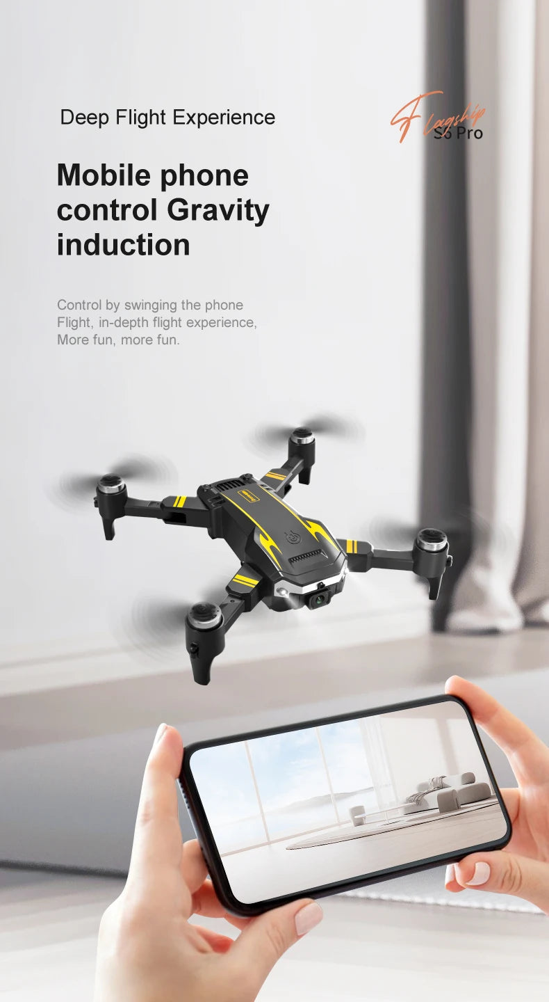 Xiaomi S6 pro Drone Aerial 8K HD Professional Foldable Obstacle Avoidance Quadcopter Dual Camera GPS WIFI RC UAV Christmas Gifts