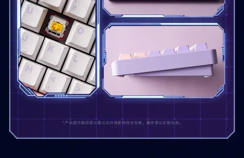 LEOBOG Hi86 Mechanical Keyboard Three-mode Aluminum Alloy Hot-Swap RGB Light Gasket Game Keyboard Customized Esports Accessories