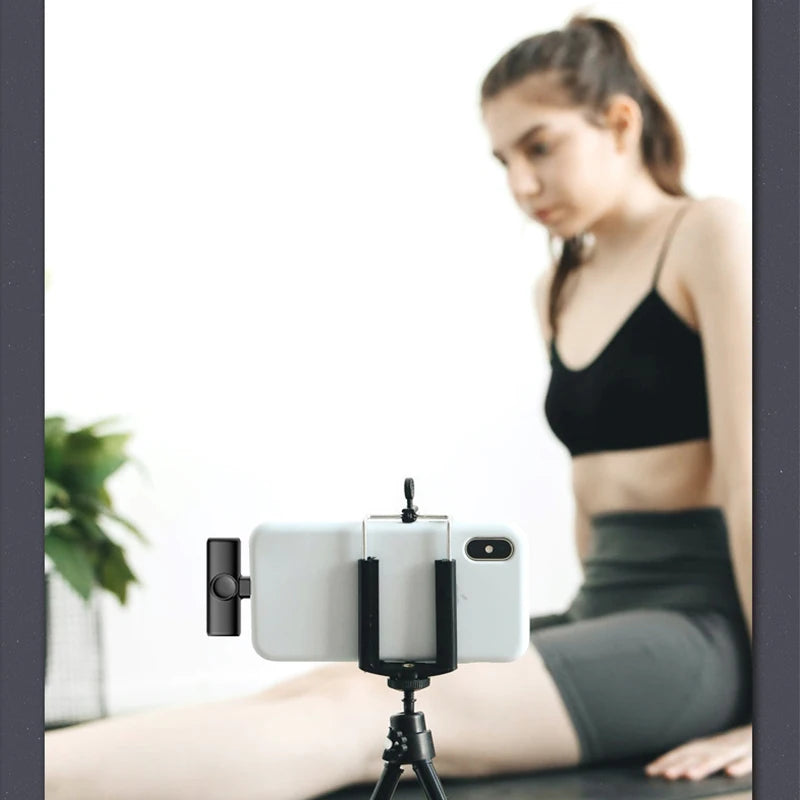 Xiaomi Wireless Lavalier Professional  Microphone for iPhone iPad Laptop Android  Gaming Video Recording Interview Business Mic