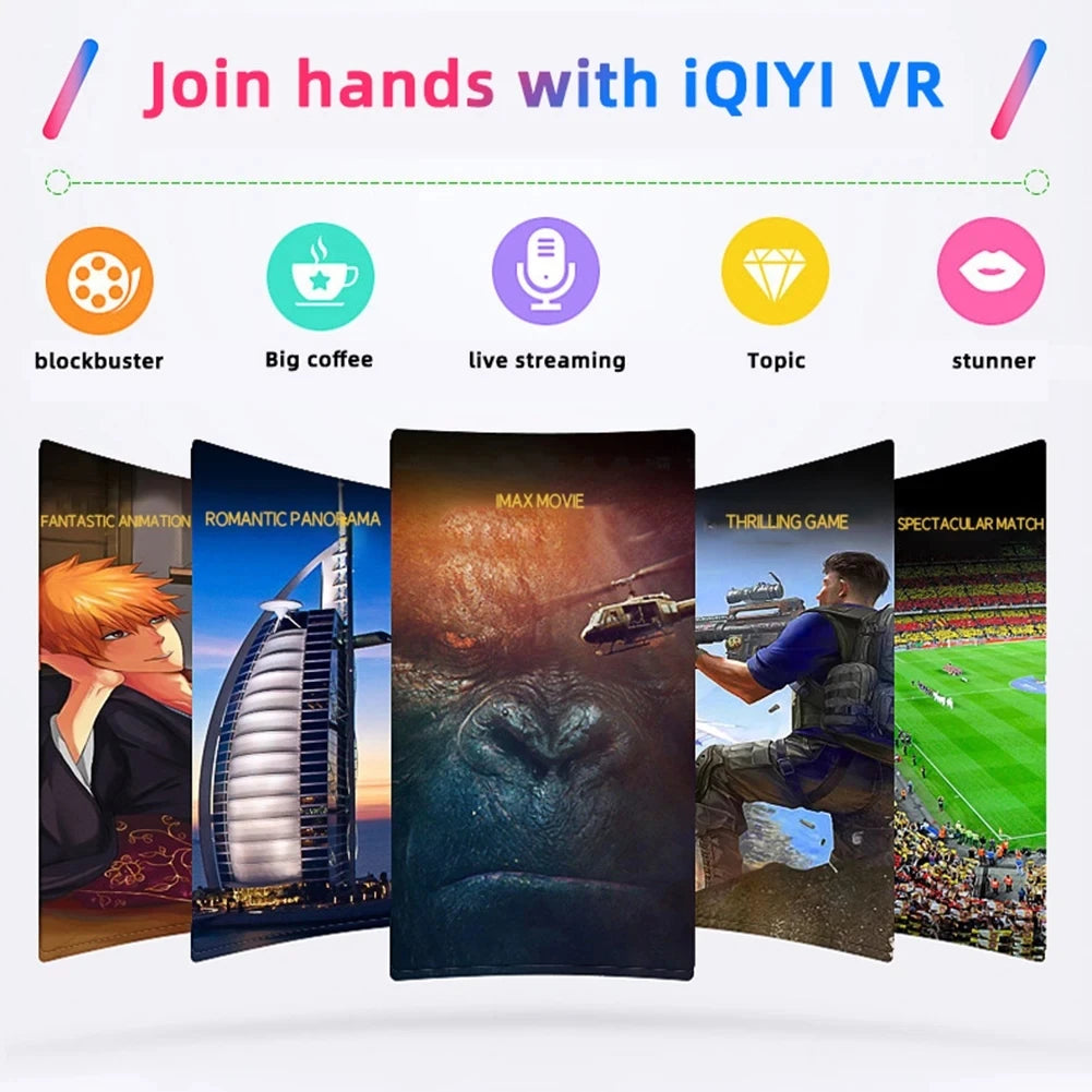 Smart Phone VR Glasses Virtual Reality Headset Bluetooth 3D Devices Headphones Helmet Goggles Lenses Smartphone Mobile Cell Viar