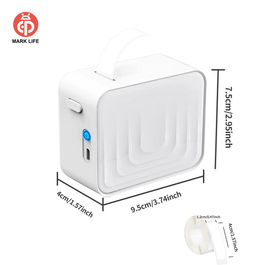 Marklife Mini Smart Label Printer B1 D110 B21 M1 Bluetooth Inkless Sticker Printer For Office Kitchen School To Gift/Marking