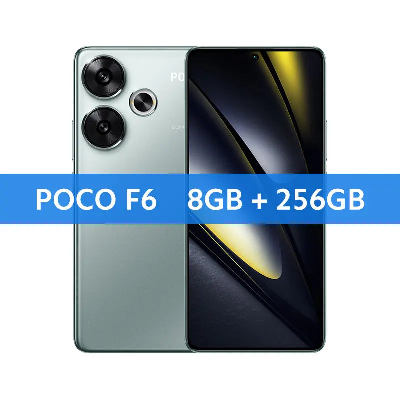 World Premiere POCO F6 Smartphone Global Version Snapdragon®8s Gen 3 NFC 120Hz Flow AMOLED 90W Turbo Charging 5000mAh Battery