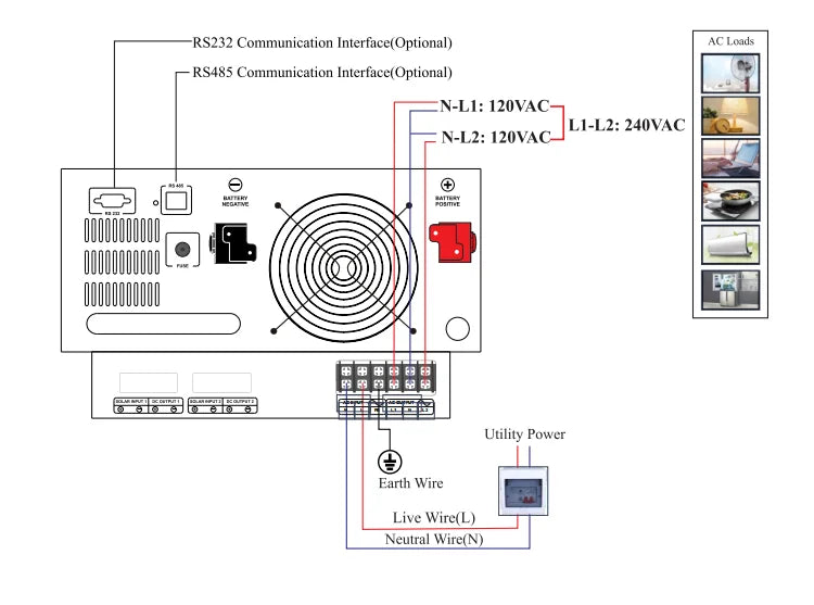 Uninterruptible Power Supply Ups 3000 W 20kva 2400w Ups 2200va 10000w 230v 10kva Backup Power Single Phase with Battery Price