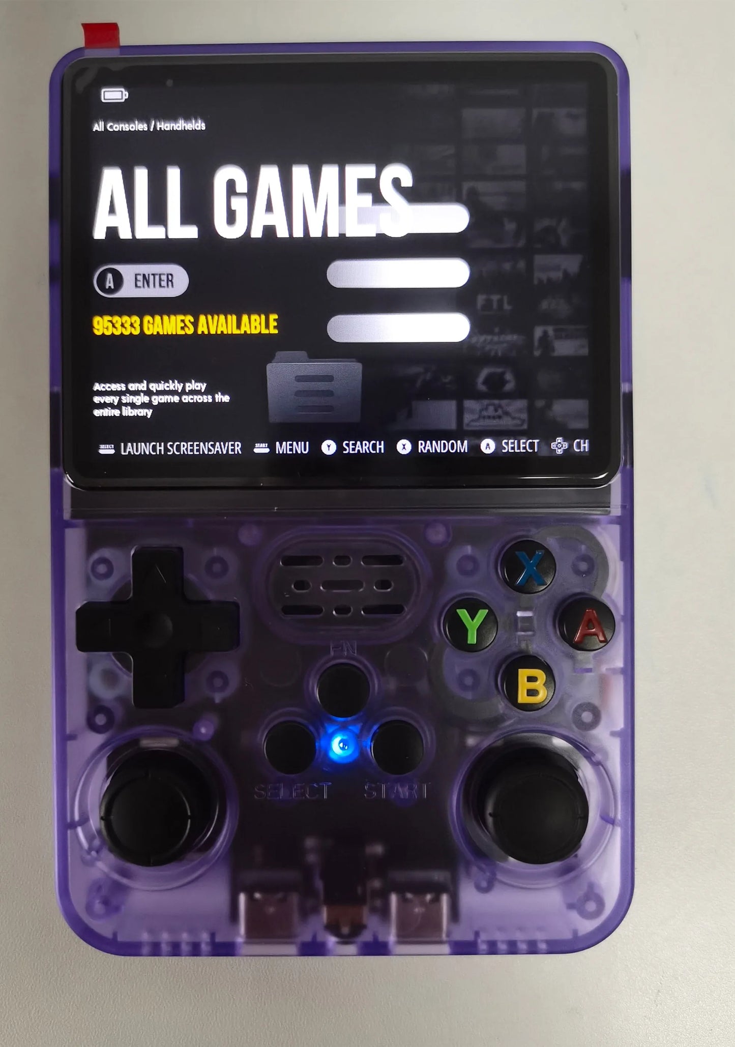 For R36S Retro Handheld Video Game Console TF Card Memory Card Linux System Portable Pocket Video Player 512G 90000 Games