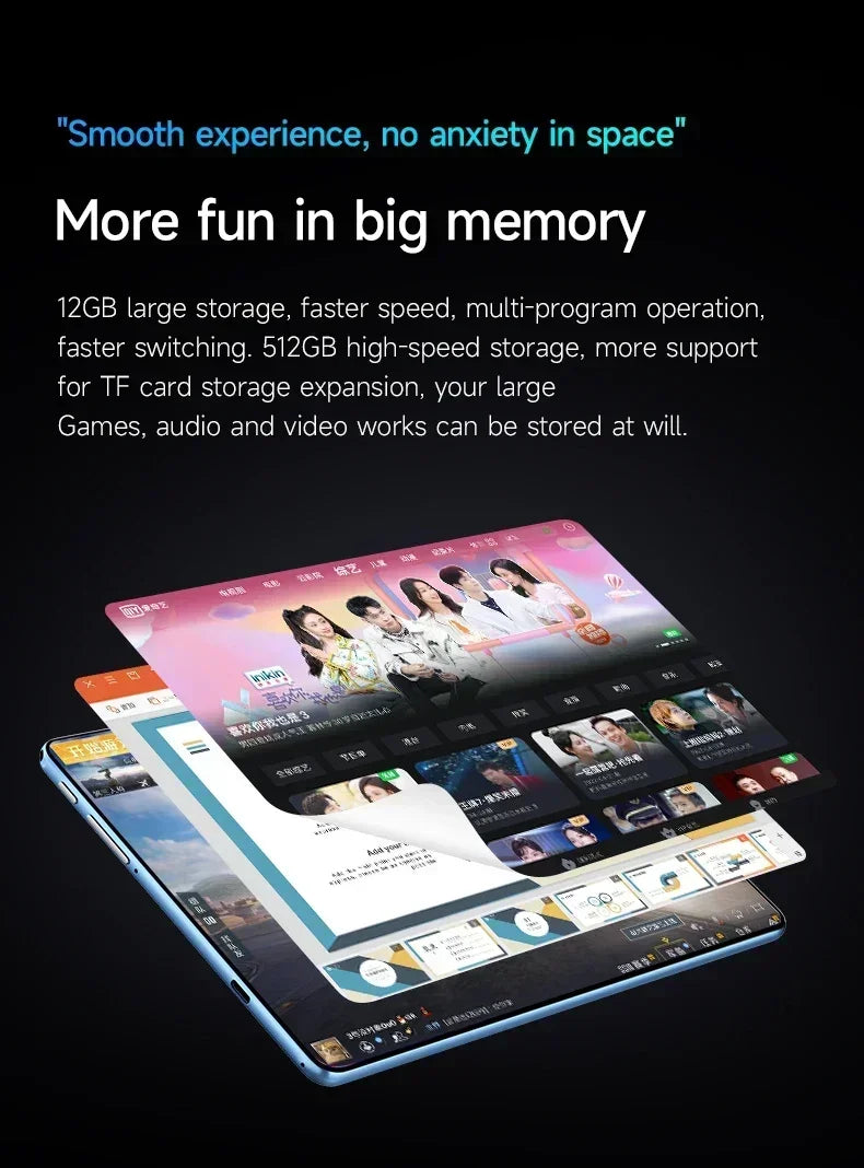 Original Tablet iPad Air Pro 12 Inch 22GB RAM 2TB ROM tablet Android 14 Core Pad Tablet PC Phone Dual Wifi tablette android 태블