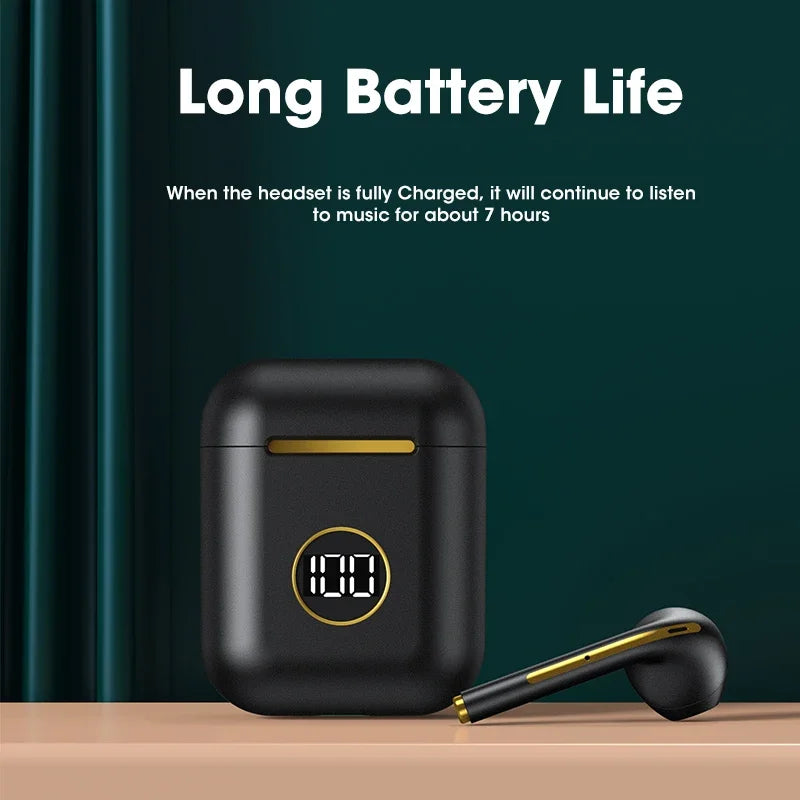 j18 NEW Upgrade Bluetooth 5.1 Earphone Wireless Headphone Stereo Earbuds Headset With Charging Box Microphone For xiaomi iphone