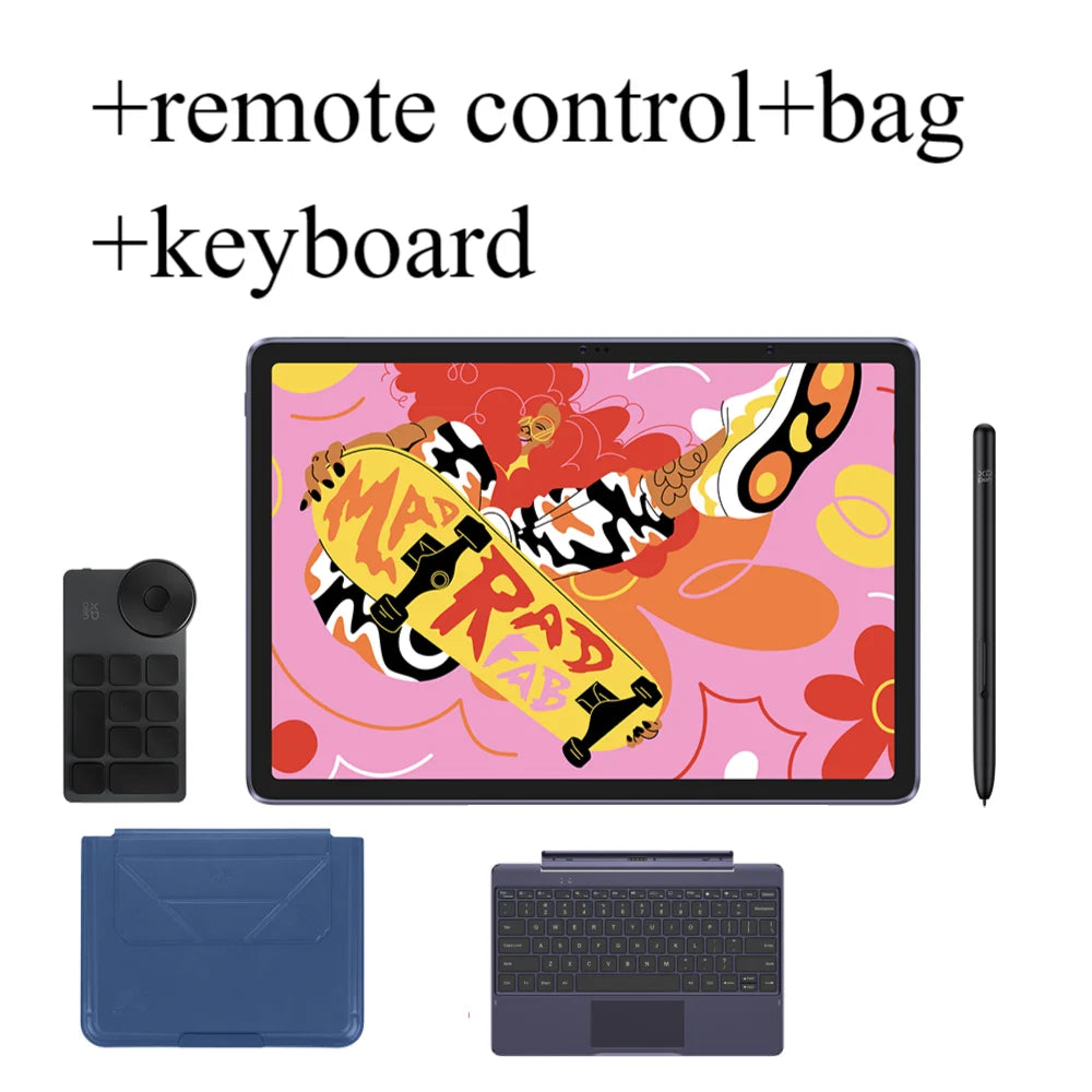 XPPen Magic Drawing Pad 12 inch Tablet Android Pad 2K Resolution 16K Levels 8GB 256GB Graphics Drawing Tablet Monitor Android 14