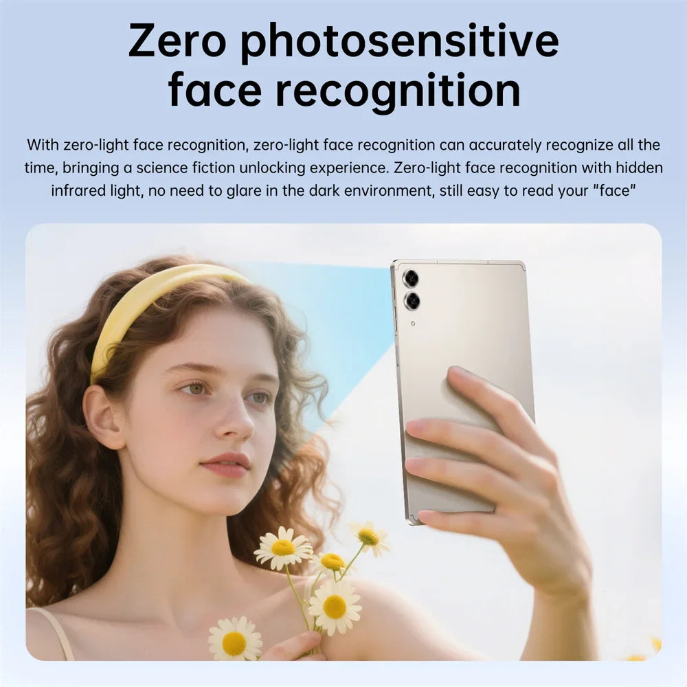 2025 Pad 7s Pro Tablet 10.1 inch Android 15 16GB+1TB 10000mAh Battery Tablets PC Global Version 5G WIFI Dual SIM Tab For Kids