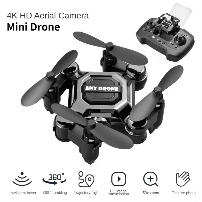 802 Mini Drone 4K 1080P HD Camera WiFi Fpv Air Pressure Altitude Hold Professional Foldable Quadcopter RC Drone Kid Toys GIft