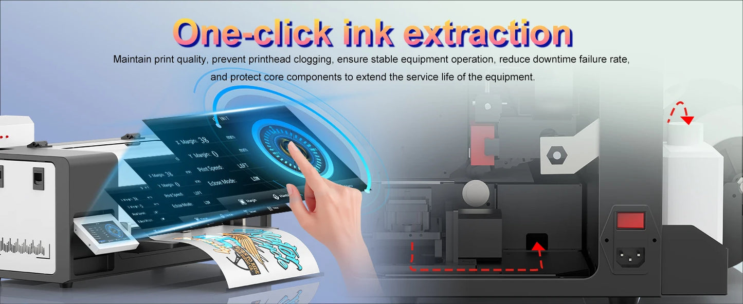 A3 DTF Printer Impresora 13inch XP600 DTF Printer Transfer Printe Direct Roll Film Printing Jeans Bag Hat DTF Printing Machine