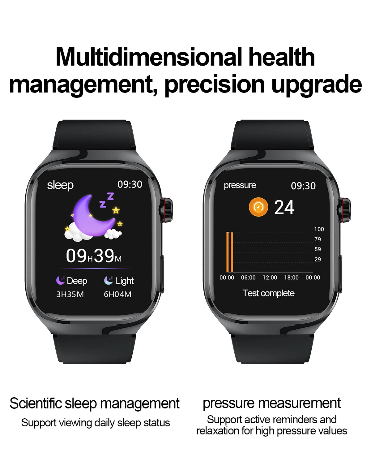 Xiaomi 2025 New Three highs Blood Pressure Smartwatch ECG Uric Acid Heart Rate Clock Body Analysis Health Monitoring Watches