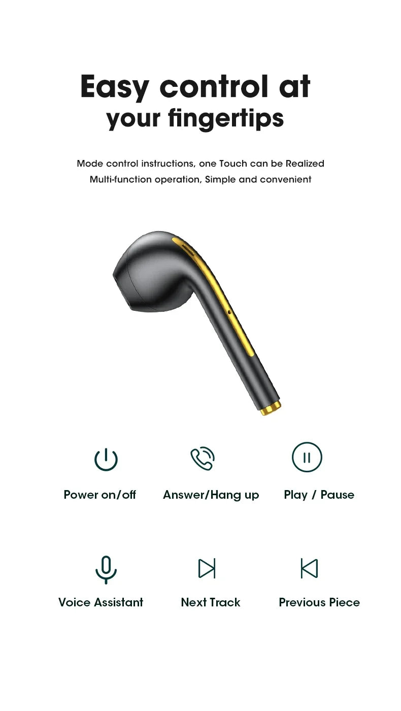 j18 NEW Upgrade Bluetooth 5.1 Earphone Wireless Headphone Stereo Earbuds Headset With Charging Box Microphone For xiaomi iphone