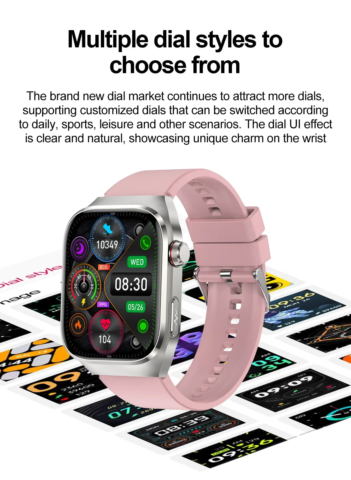 Xiaomi 2025 New Three highs Blood Pressure Smartwatch ECG Uric Acid Heart Rate Clock Body Analysis Health Monitoring Watches