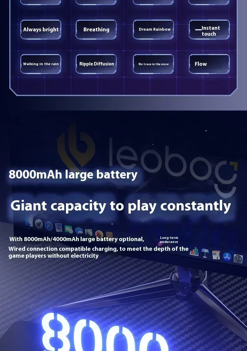 LEOBOG Hi86 Mechanical Keyboard Three-mode Aluminum Alloy Hot-Swap RGB Light Gasket Game Keyboard Customized Esports Accessories