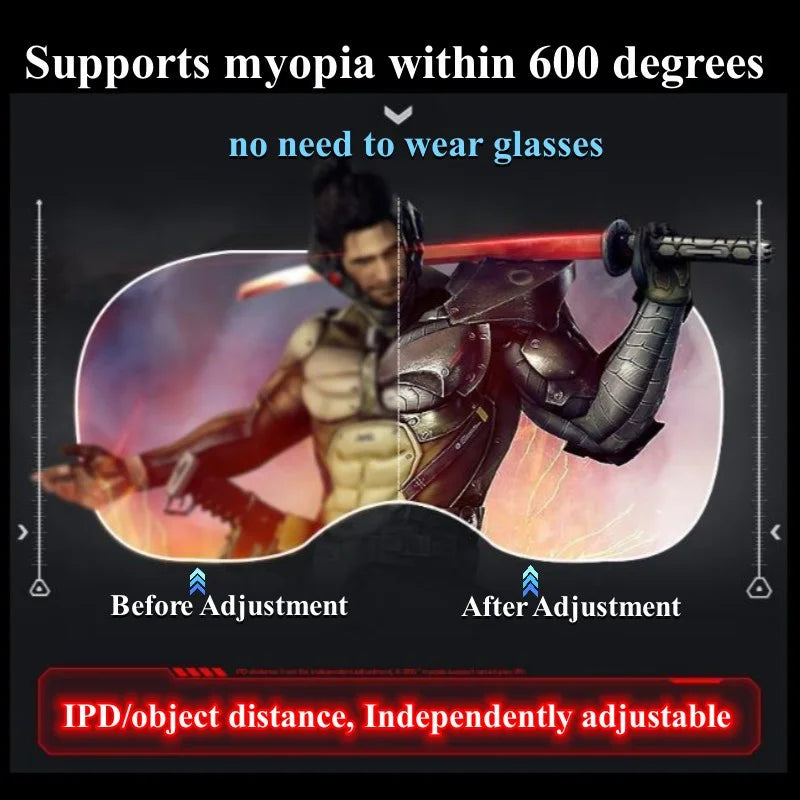 G02EF Virtual Reality VR Glasses IMAX HD 3D Glasses Google Cardboard Box Stereo VR Headset for IOS Android Phone,Support Gamepad