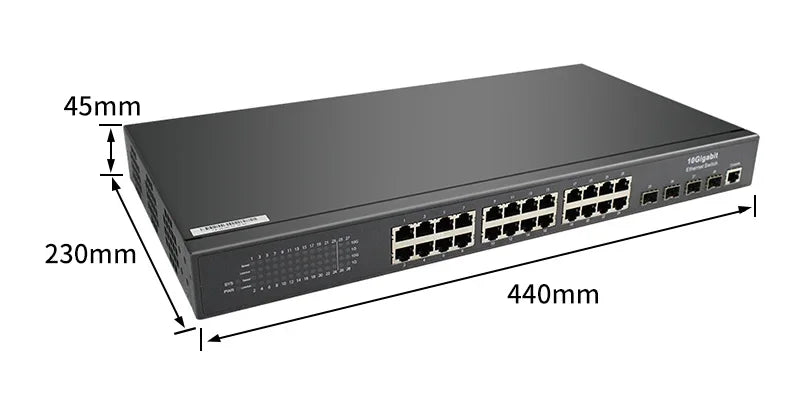 BK 2021 New Product 24 Port TP-link POE Gigabit Port Switch