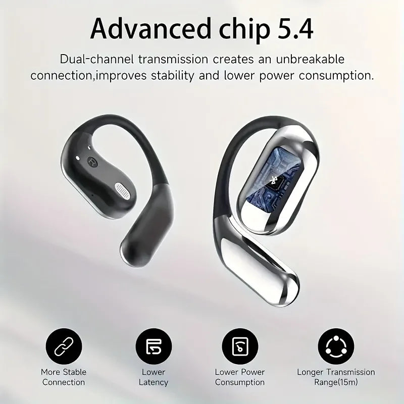 Real Time Translation Earbuds, AI Language Translator Earphone 3-in-1 Accents OWS Earbuds 144 Languages for Travel Business -Q16