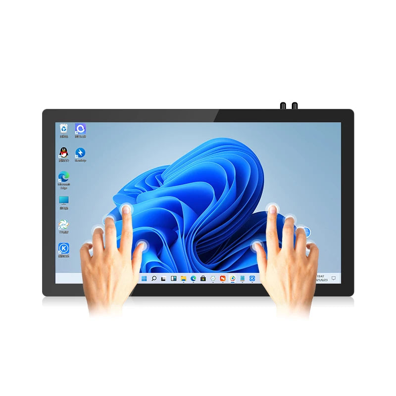 18.5 Inch All in One Capacitive Touch PC Industrial Panel PC VESA Installation 100*100 75*75 MM WIN 10 or 11 OS