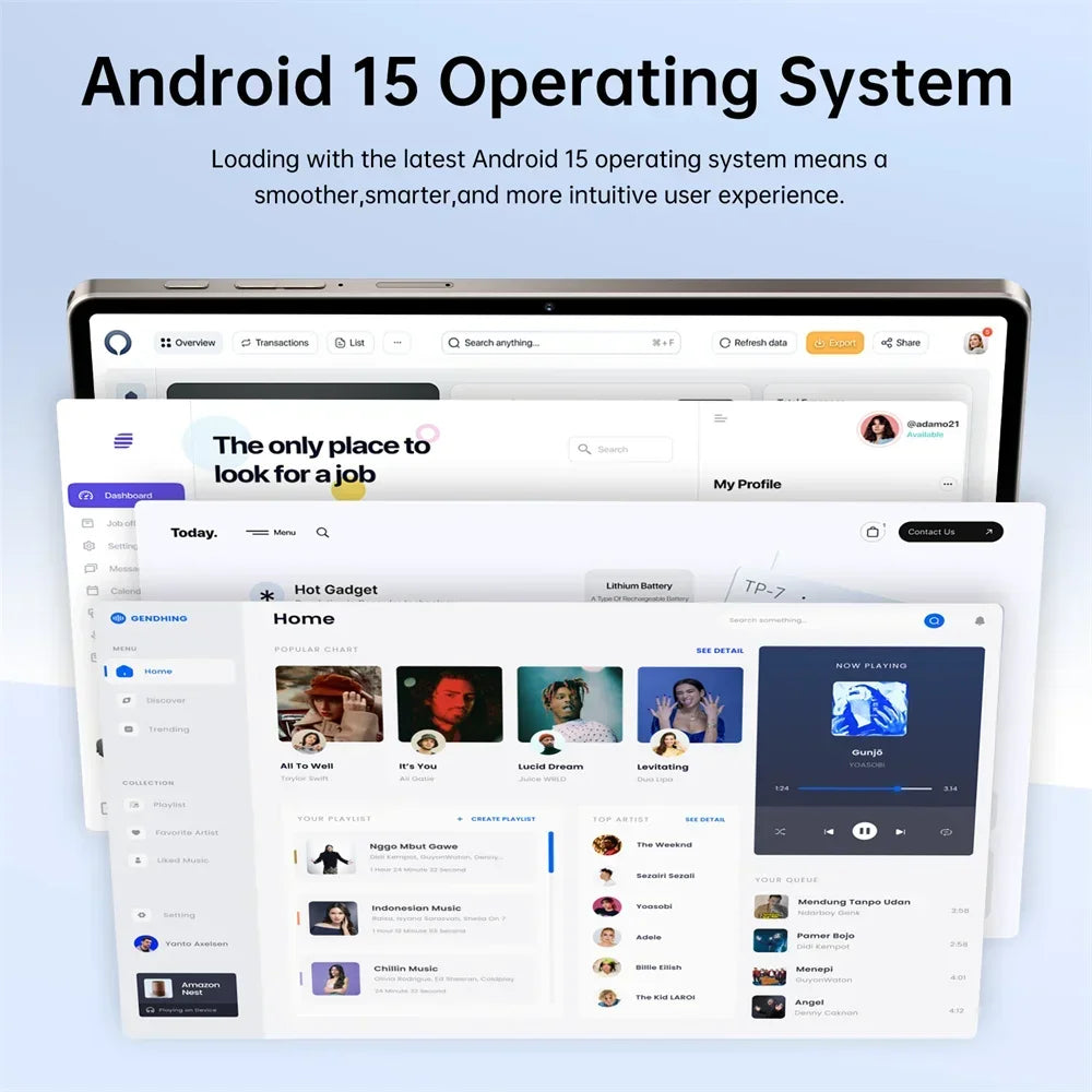 2025 Pad 7s Pro Tablet 10.1 inch Android 15 16GB+1TB 10000mAh Battery Tablets PC Global Version 5G WIFI Dual SIM Tab For Kids