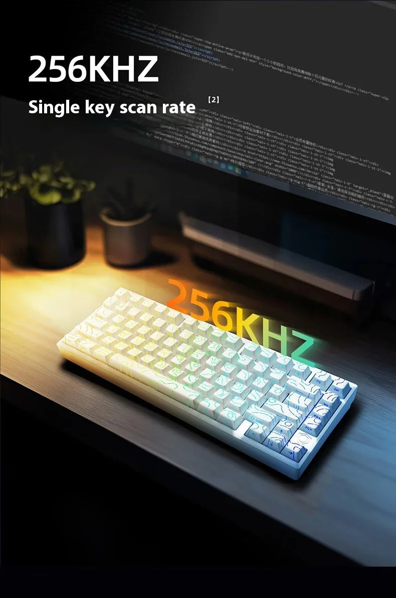 IROK MG75 PRO/MAX Mechanical Keyboard Magnetic Switch Rgb Hot Swap Aluminum Rt0.005 Quick Dismantling Structure Custom PC Gifts