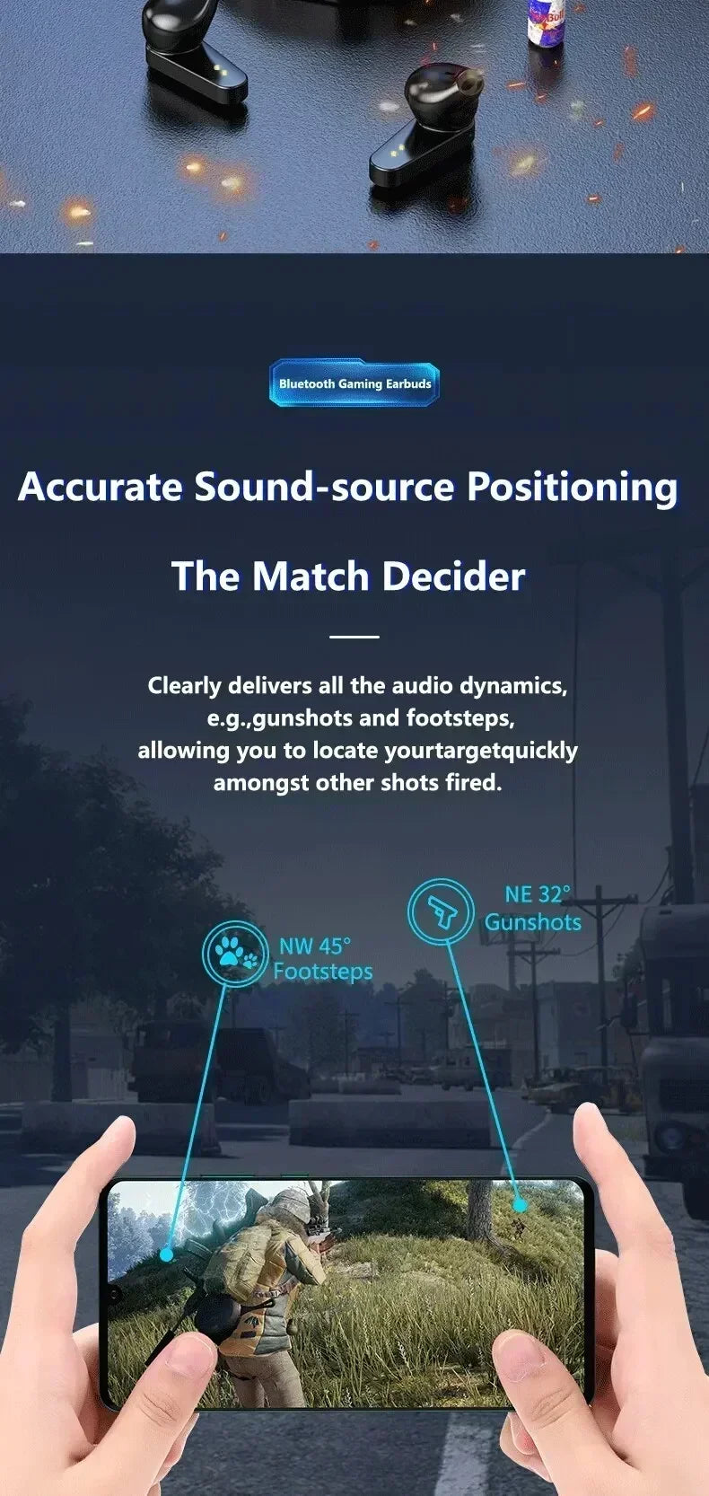 NEW X15 TWS Earphones Bluetooth Wireless Gamer Headphones 65ms Low Latency Earbuds  Headset Gamer