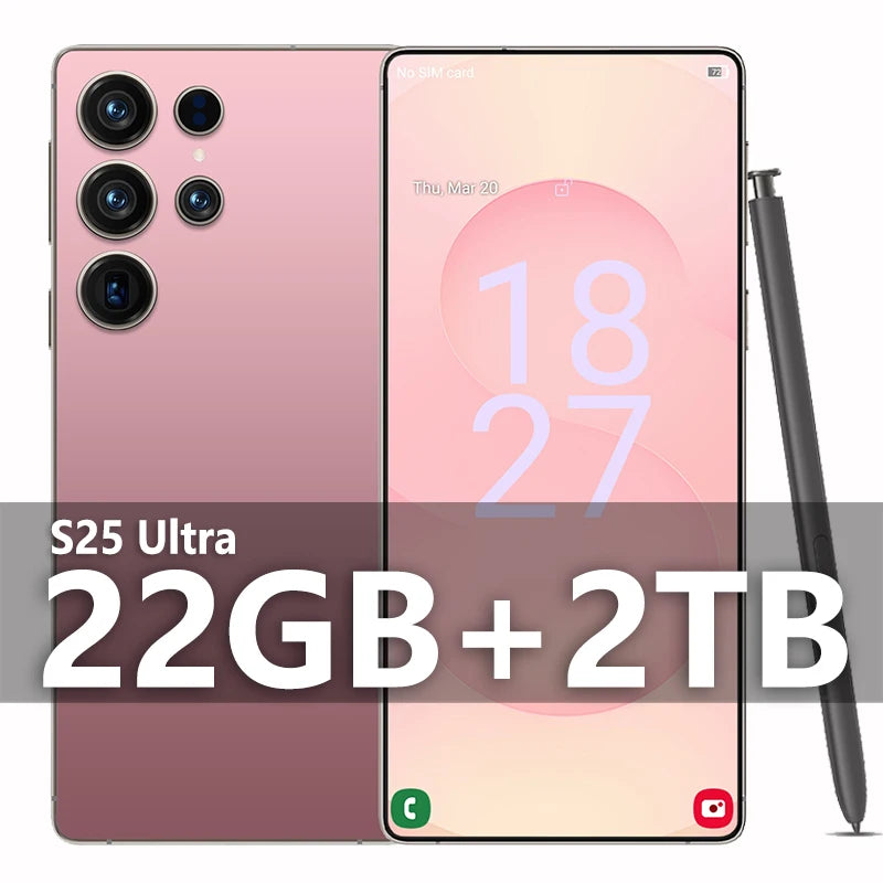 2025 Original S25 ultra Pad Tablet PC 7.3 inch HD 4K Android 13 22GB+2TB 8000mAh Battery 4G 5G Dual Sim Card GPS Google Tab