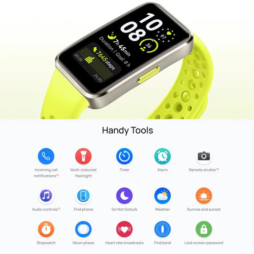 2025 NEW HUAWEI Band 10 Smartwatch Original Compatible with IOS & Android,Sleep Tracking,Health monitor,14 days battery li