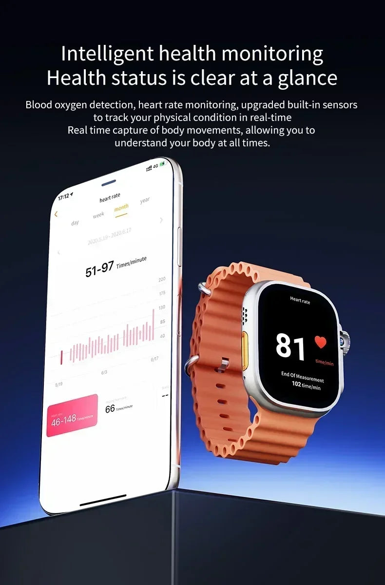 DW100 Pro 2.29-inch Amoled Smartwatch GPS WIFI With Fingerprint Screen Unlock 8MP Function Rotating Camera High-end