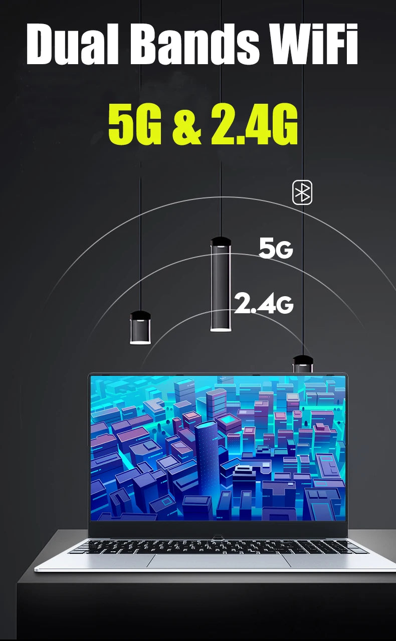 15.6 Inch Notebook Intel Core i9 10880H i7 1165G7 Ultrabook Max 32GB RAM 2TB SSD Gaming Laptops With Backlit Keyboard IPS Screen