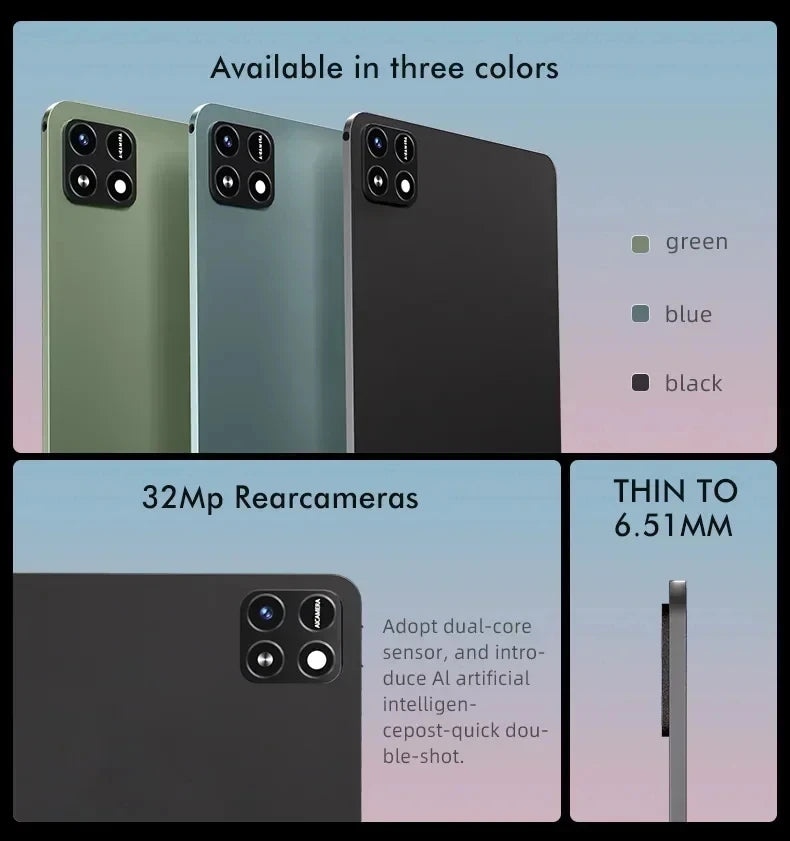 2025 New Original Global Edition Tablet PC Pad 7 Pro with Snapdragon 8gen3 Android 14 HD 4K 22GB + 2TB Dual SIM 5G and WIFI