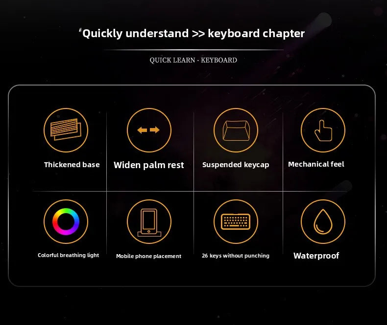 Gaming Wired Mechanical Keyboard Mouse Set Rainbow Glow Backlight 104 Keys Metal Panel Mechanical Keyboard for Laptop Desktop