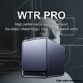 SZBOX WTR Pro NAS Mini PC with 4 Bay Twin Lake N150 DDR4 3200MHz Support 2.5/3.5" HDD*4 M.2 2280 NVMe Desktop NAS DIY Computer