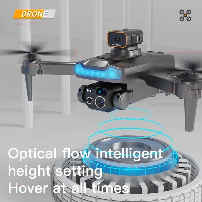 New P15 Drone GPS 8K HD Camera Professional Optical Flow Localization Obstacle Avoidance Foldable Dron Toys For Kids Adults Gift