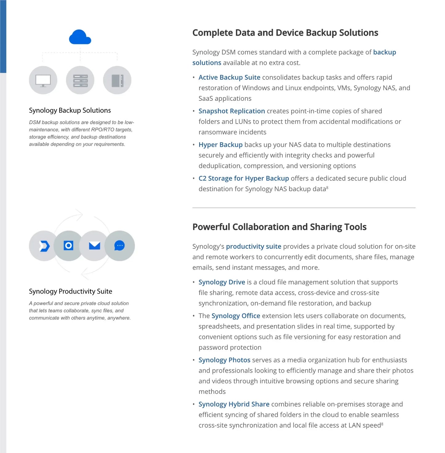 Synology DS923+(8GB Synology Ram) 4-Bay Diskstation NAS Enclosure Network Cloud Storage Server （Diskless）