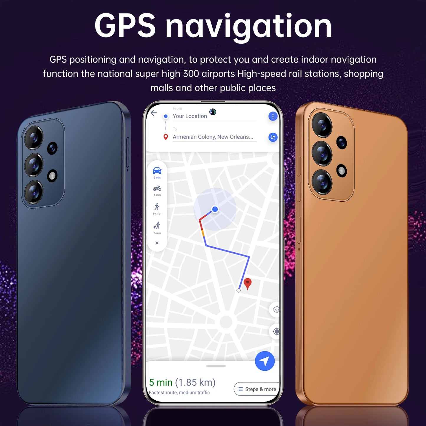 A73 Phone,Smartphone Android,6.8 inch,8GB RAM,256GB ROM,Dual SIM,Mobile phone,Google Play Store,13+32MP,6800mAh,Cellphones