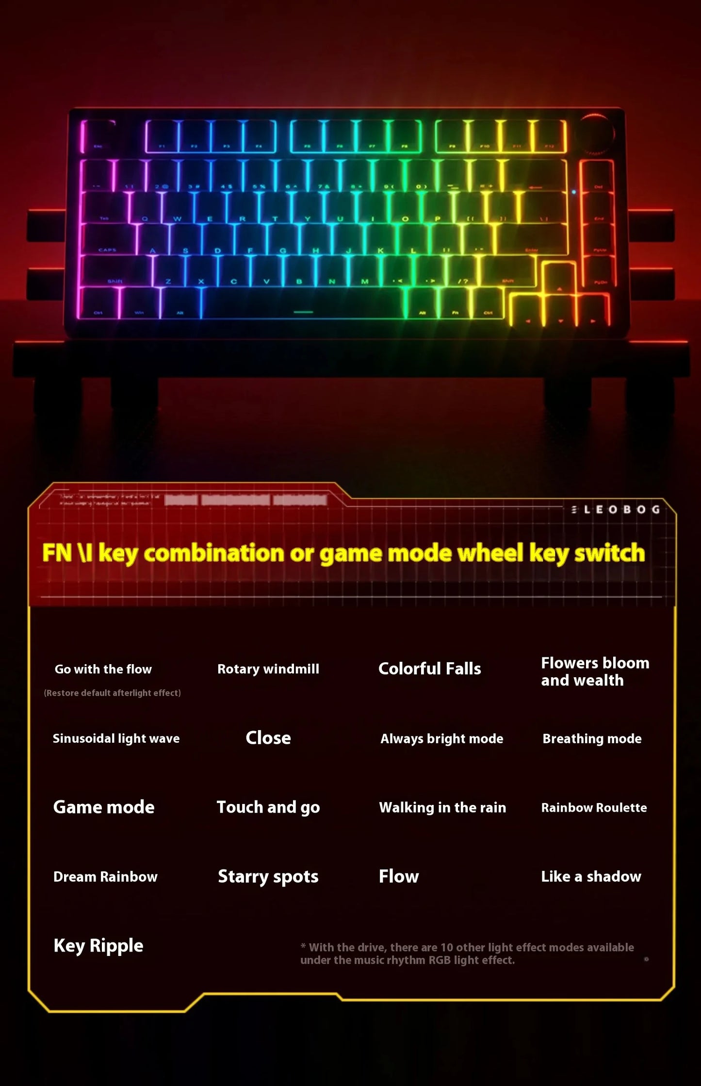 LEOBOG Hi75C Pro Hi75 Sugar65 Custom Mechanical Keyboard Aluminum Kits Hot Swap Wired Gaming Keyboard RGB Gamer Gasket Keyboard