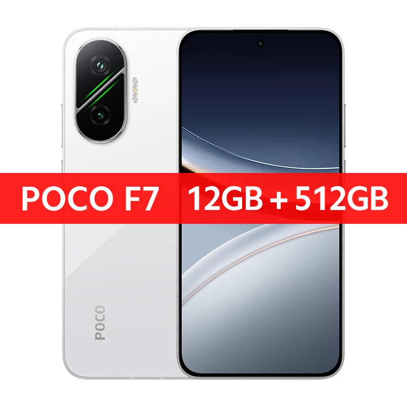 Newest POCO F7 Smartphone 256GB 512GB Snapdragon® 8s Gen 4 6.83" 1.5K AMOLED Display 6500mAh 50MP Main Camera With OlS lP68 NFC