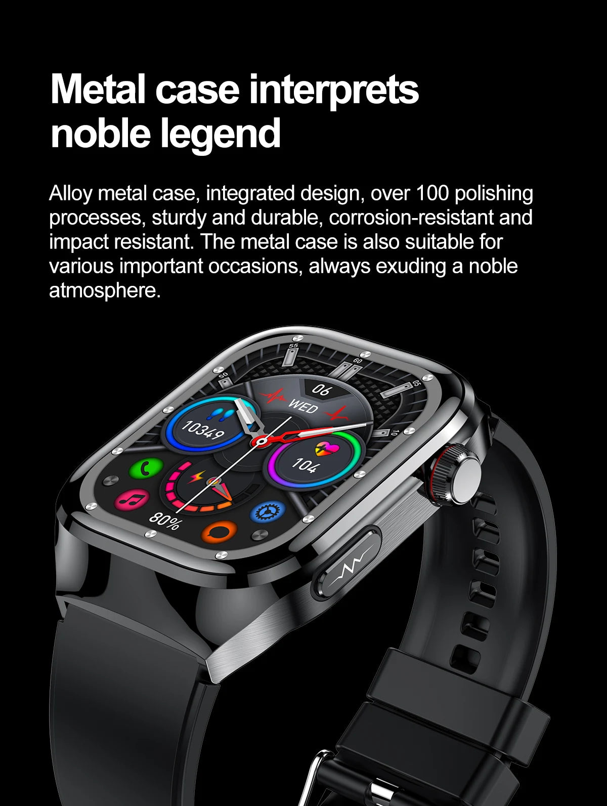 Xiaomi 2025 New Three highs Blood Pressure Smartwatch ECG Uric Acid Heart Rate Clock Body Analysis Health Monitoring Watches